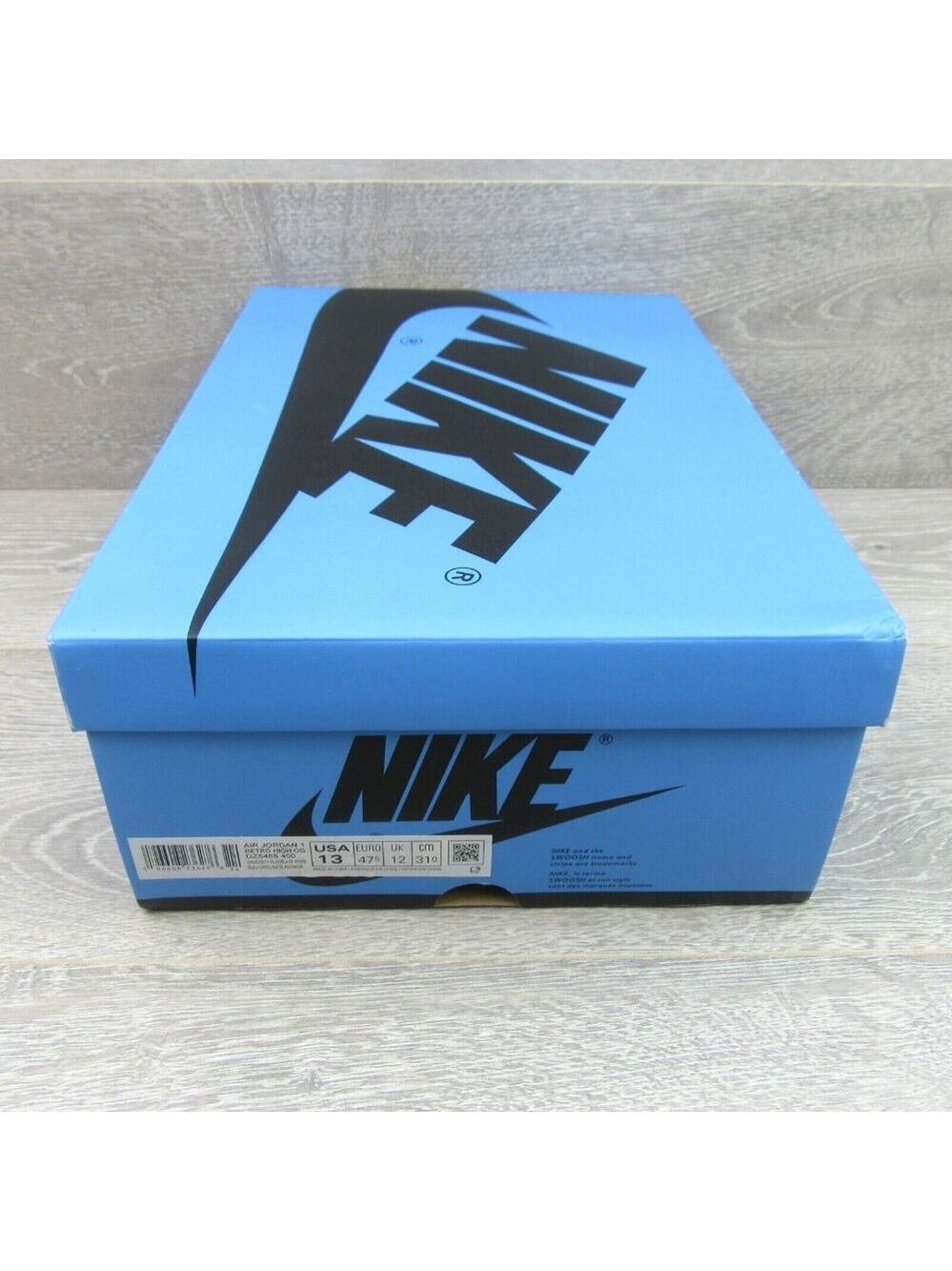 Air Jordan 1 Retro High OG UNC Men' Size 13 University Blue Black NEW - Picture 13 of 15